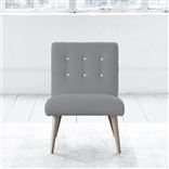 Eva Chair - White Buttons - Beech Leg - Cassia Zinc