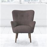Florence Chair - Self Buttonss - Walnut Leg - Zaragoza Clover