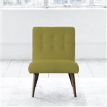 Eva Chair - Self Buttons - Walnut Legs - Cassia Acacia