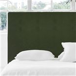 Polka Alto King Headboard - Self Buttons - Cassia Fern