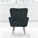 Florence Chair - White Buttons - Beech Legs - Cassia Mist