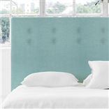 Polka Alto Single Headboard - Self Buttons - Brera Lino Celadon