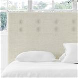 Polka Alto Single Headboard - Self Buttons - Brera Lino Natural