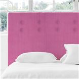 Polka Alto Single Headboard - Self Buttons - Brera Lino Peony