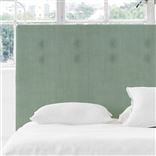 Polka Alto Single Headboard - Self Buttons - Brera Lino Jade