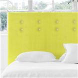 Polka Alto Single Headboard - White Buttons - Brera Lino Alchemilla