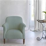 Paris Chair - Walnut Legs - Brera Lino Duck Egg