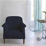 Paris Chair - Walnut Legs - Brera Lino Indigo