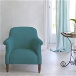 Paris Chair - Walnut Legs - Brera Lino Ocean