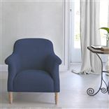 Paris Chair - Natural Legs - Brera Lino Marine