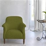 Paris Chair - Walnut Legs - Brera Lino Moss