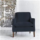 Milan Chair - Walnut Legs - Brera Lino Denim