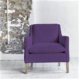 Milan Chair - Beech Legs - Brera Lino Violet