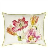Spring Tulip Buttermilk Linen Cushion