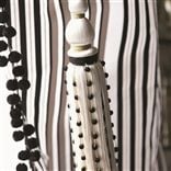 CORDONI TIE-BACK - BLACK AND WHITE