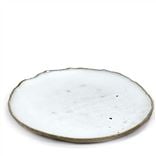 Cement Stoneware Large Plate