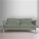 Milan 2.5 Seat Sofa - Natural Legs - Brera Lino Jade
