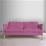 Milan 2.5 Seat Sofa - Natural Legs - Brera Lino Peony