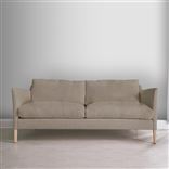 Milan 2.5 Seat Sofa - Natural Legs - Brera Lino Pebble