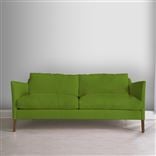 Milan 2.5 Seat Sofa - Walnut Legs - Brera Lino Leaf