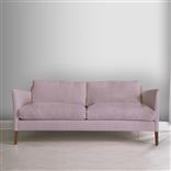 Milan 2.5 Seat Sofa - Walnut Legs - Brera Lino Pale Rose