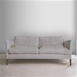 Milan 2.5 Seat Sofa - Walnut Legs - Brera Lino Graphite
