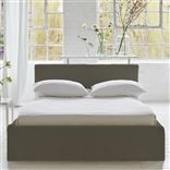 Square Loose Bed Low - Superking - Rothesay - Pumice - Walnut Leg