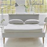 Pillow Low Bed - Double - Cassia Chalk - Beech Leg