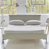 Pillow Low Bed - King  - Brera Lino Natural - Metal Leg