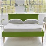 Pillow Low Bed - Single - Brera Lino Leaf - Beech Leg