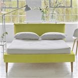 Pillow Low Bed - Single - Brera Lino Alchemilla - Beech Leg