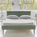 Pillow Low Bed - Single - Brera Lino Jade - Beech Leg