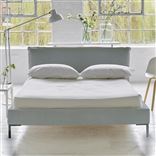 Pillow Low Bed - Single - Brera Lino Lapis - Metal Leg