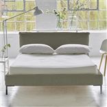Pillow Low Bed - Superking - Cheviot Pebble - Metal Leg