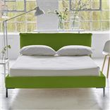 Pillow Low Bed - Superking - Brera Lino Leaf - Metal Leg