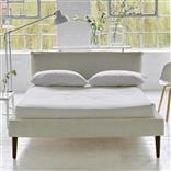 Pillow Low Bed - Superking - Brera Lino Natural - Walnut Leg