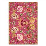 Rose De Damas Cerise Throw