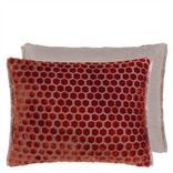 Coussin Jabot Pimento Velvet