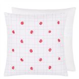 Geranium Tufted Cotton Decorative Pillow