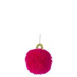 Pom Pom Bauble Fuchsia & Lime 