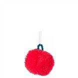 Pom Pom Bauble Orange & Blue 