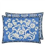 Isolotto Cobalt Cotton Cushion