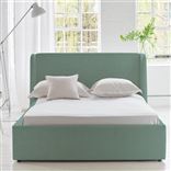 Amalfi Bed -Double - Brera Lino - Antique Jade