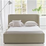 Amalfi Bed -Single - Cassia Velvet - Linen