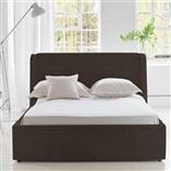 Amalfi Bed -King - Cassia Velvet - Moleskin