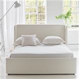 Amalfi Bed -Super King - Cassia Velvet - Chalk