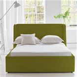 Amalfi Bed -Super King - Cassia Velvet - Moss