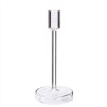 Large Clear Glass Candle Holder