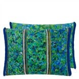 Sanzai Cobalt Velvet Decorative Pillow