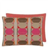 Kushime Fuchsia Cotton Decorative Pillow